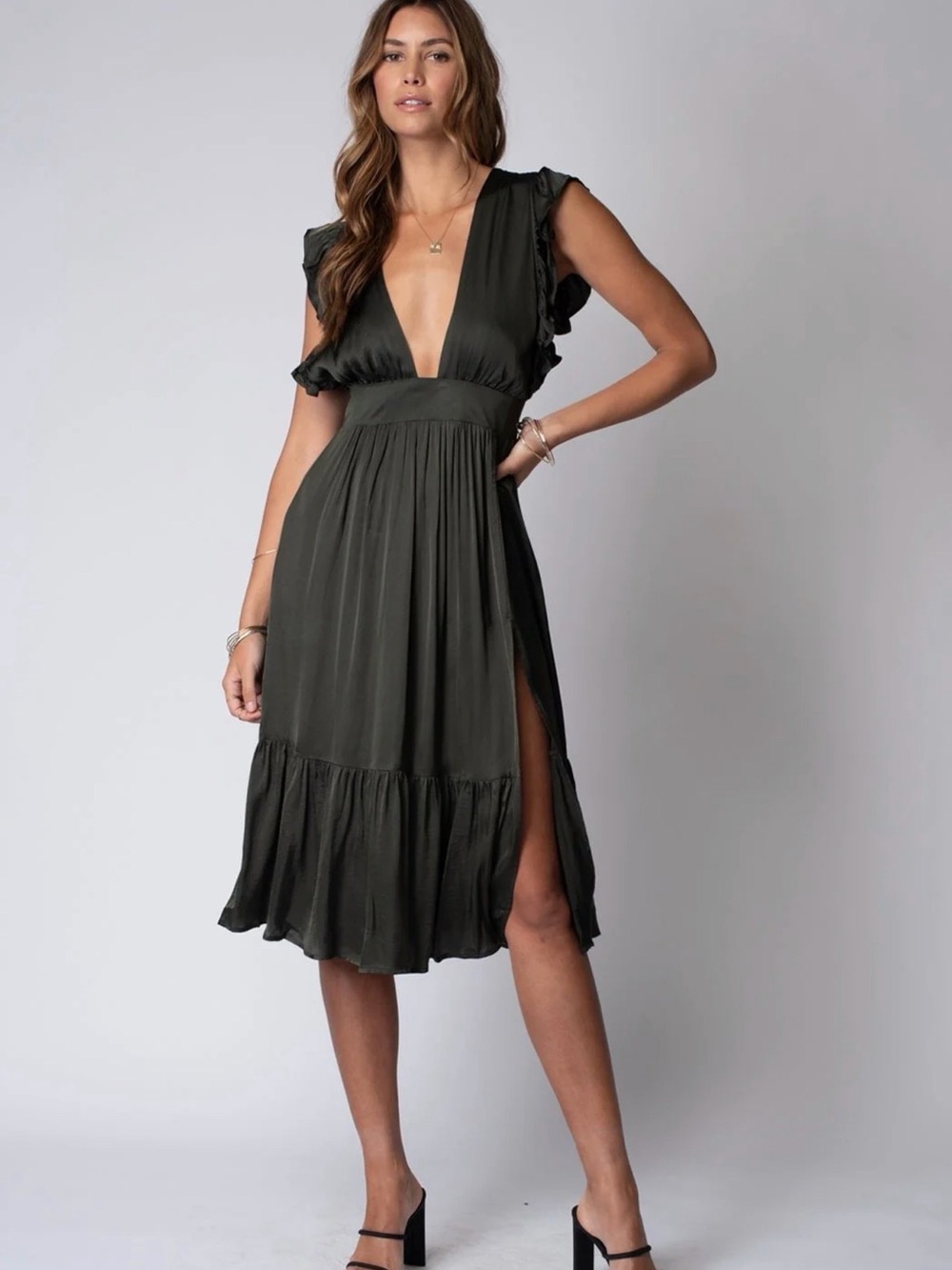 Stillwater Jessie Midi dress in black